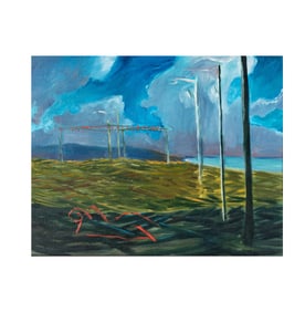 Suzanne Caporeal, B. 1949, Untitled Landscape