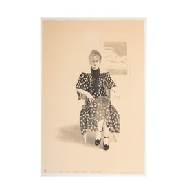 David Hockney, American/English B. 1937, Celia, 8365 Melrose Avenue, Hollywood