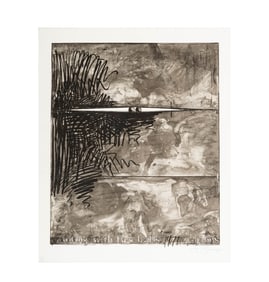 Jasper Johns, B. 1930, Painting with Two Balls