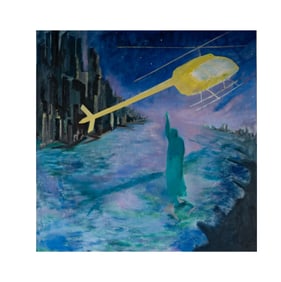 Susan Scott, B. 1949, Escape Over Water