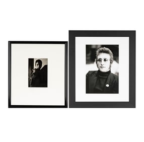 Tom Zimberoff, Two Works (Portraits of John Lennon)