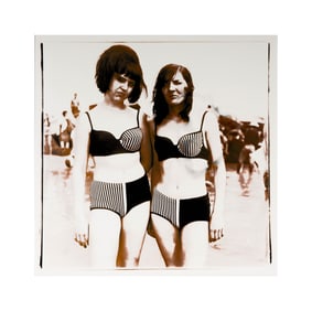 Diane Arbus, 1923-1971, Two girls in matching bathing suits, Coney Island, N.Y., 1967