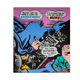 Steve Kaufman, American 1960-2010, Batman No. 199 Comic Book Cover