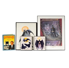 Bob Paul Kane 1937-2013 Four Works (Batman) and a Book