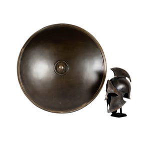Spartan Helmet & Shield Set from 300: Rise of an Empire (2014)