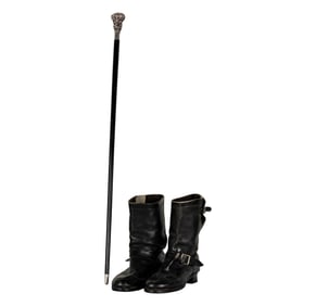 Dennis Hopper Sterling Walking Stick and Boots-"Land of The Dead" (2005)