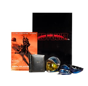 Val Kilmer's Helmet from Red Planet (2000) with Leatherbound Stills Album