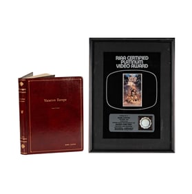 National Lampoon?s European Vacation (1985)-Revised Shooting Script and RIAA Sales Award