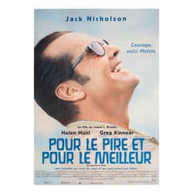 Large "As Good As It Gets" French Movie Release Poster