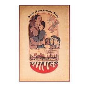 Wings (1927): First Academy Award Winner for Best Picture Poster
