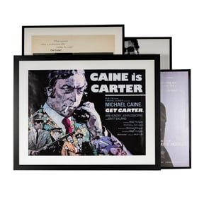 Four Framed "Get Carter" Movie Posters