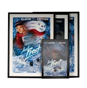 Four Framed Jack Frost Movie Posters