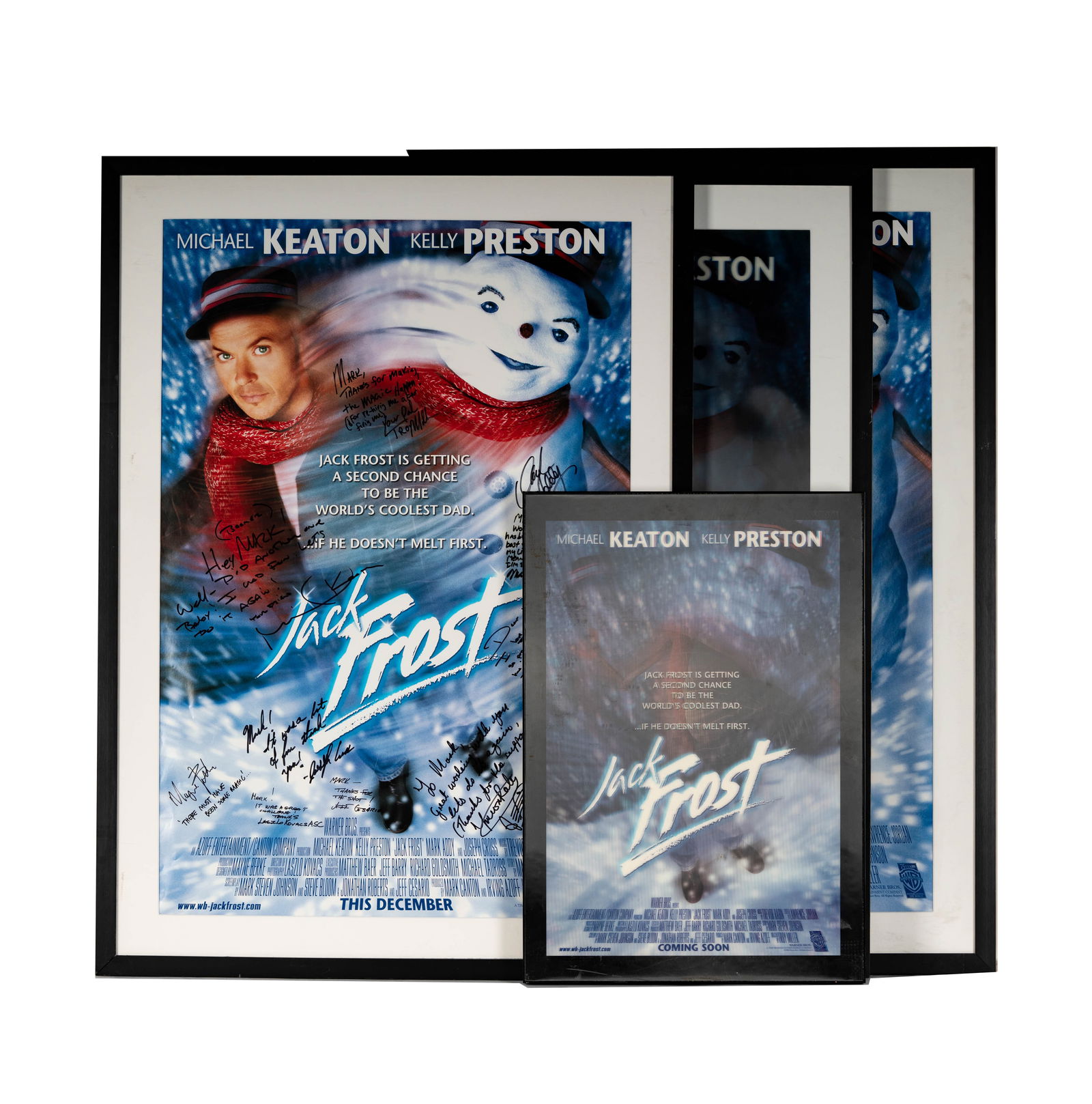 Four Framed Jack Frost Movie Posters (1 of 12)