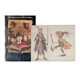 The Spiderwick Chronicles Signed Poster with Two Print Illustrations