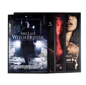 Four Framed Movie Posters