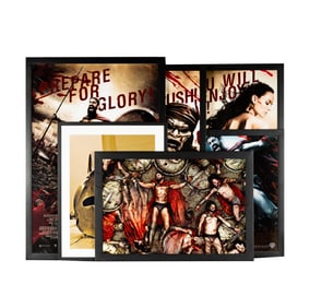 Six Framed "300" Movie Posters
