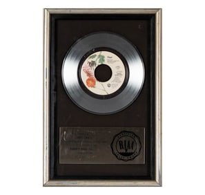 Prince "When Doves Cry" Platinum RIAA Sales Award