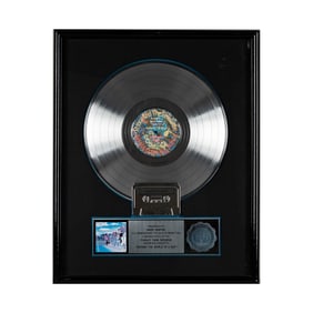 Prince and The Revolution RIAA Platinum Album Sales Award
