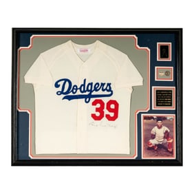 Dodgers Roy Campanella Signed Jersey