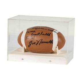 Joe Namath Signed Football
