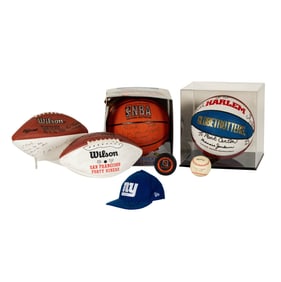 Group of Signed Sports Memorabilia [7 pieces]