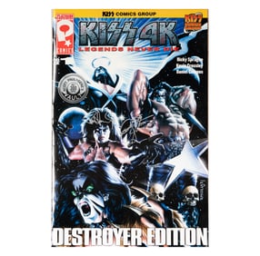 KISS Signed Destroyer Edition Large Comic Book