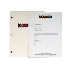 Extremely Rare Studio Development Script: 300 (2002)