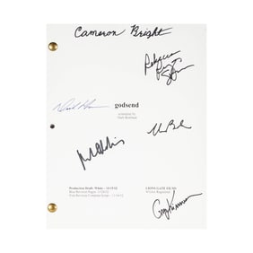 Framed Production Draft Script: Godsend (2004) with Various Signatures