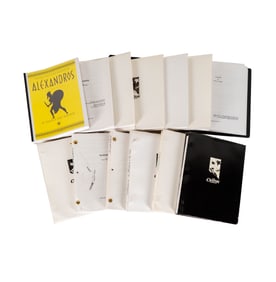 Collection of Ten Peter Buchman ?Alexander? Development Studio Scripts