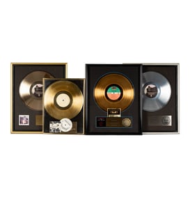 Four RIAA Music Sales Awards