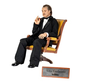 "The Godfather" Vito Corleone Maquette Model on Chair