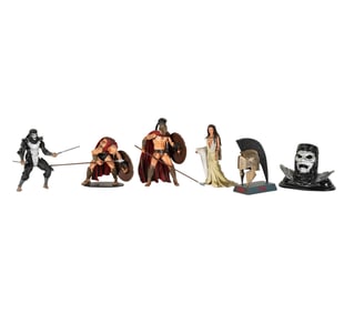 Six "300" Model Figures