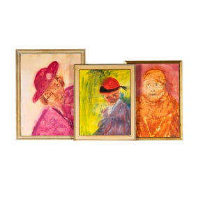 Three Watercolor Portraits