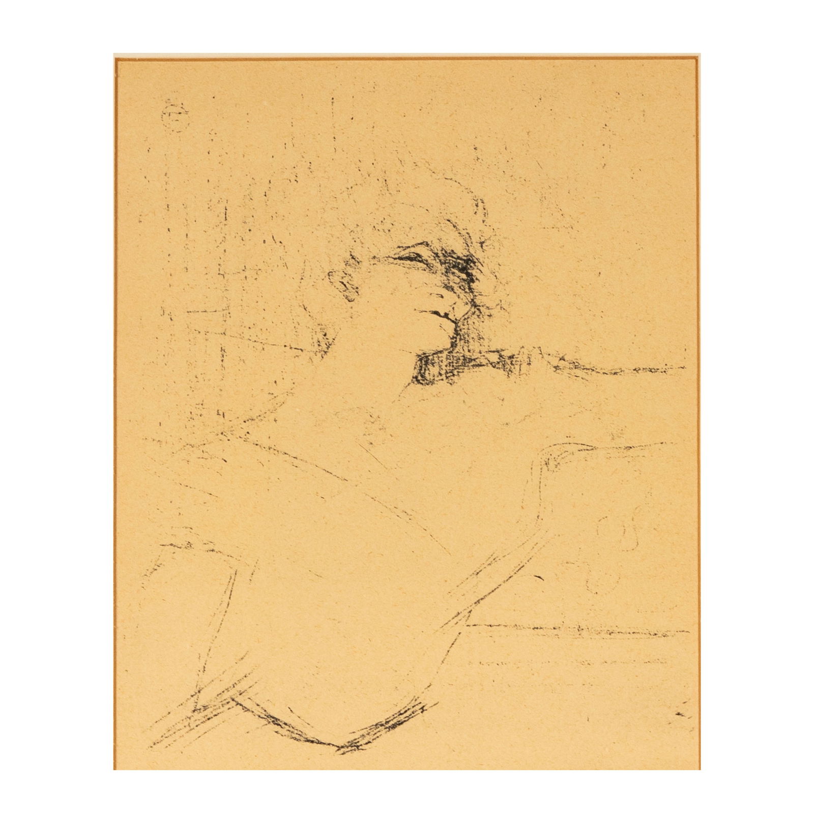 Henri de Toulouse-Lautrec, French 1864-1901, Yvette Guilbert (1 of 9)