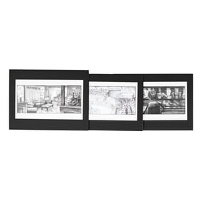 Collection of Alistair Milne and Dave Duncan Storyboard Prints for Jack Frost