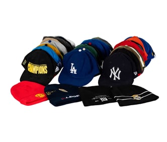 Collection of Mark Canton Personal Sports-Related Headwear