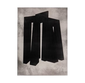 Guy Girard Dill, B. 1946, Triple Black