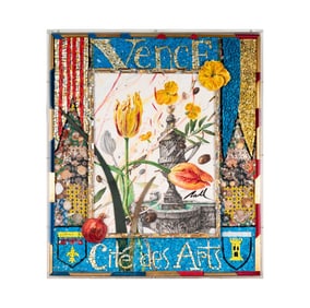 Fred Nall, B. 1948, Tulip - Vence, Cite Des Arts