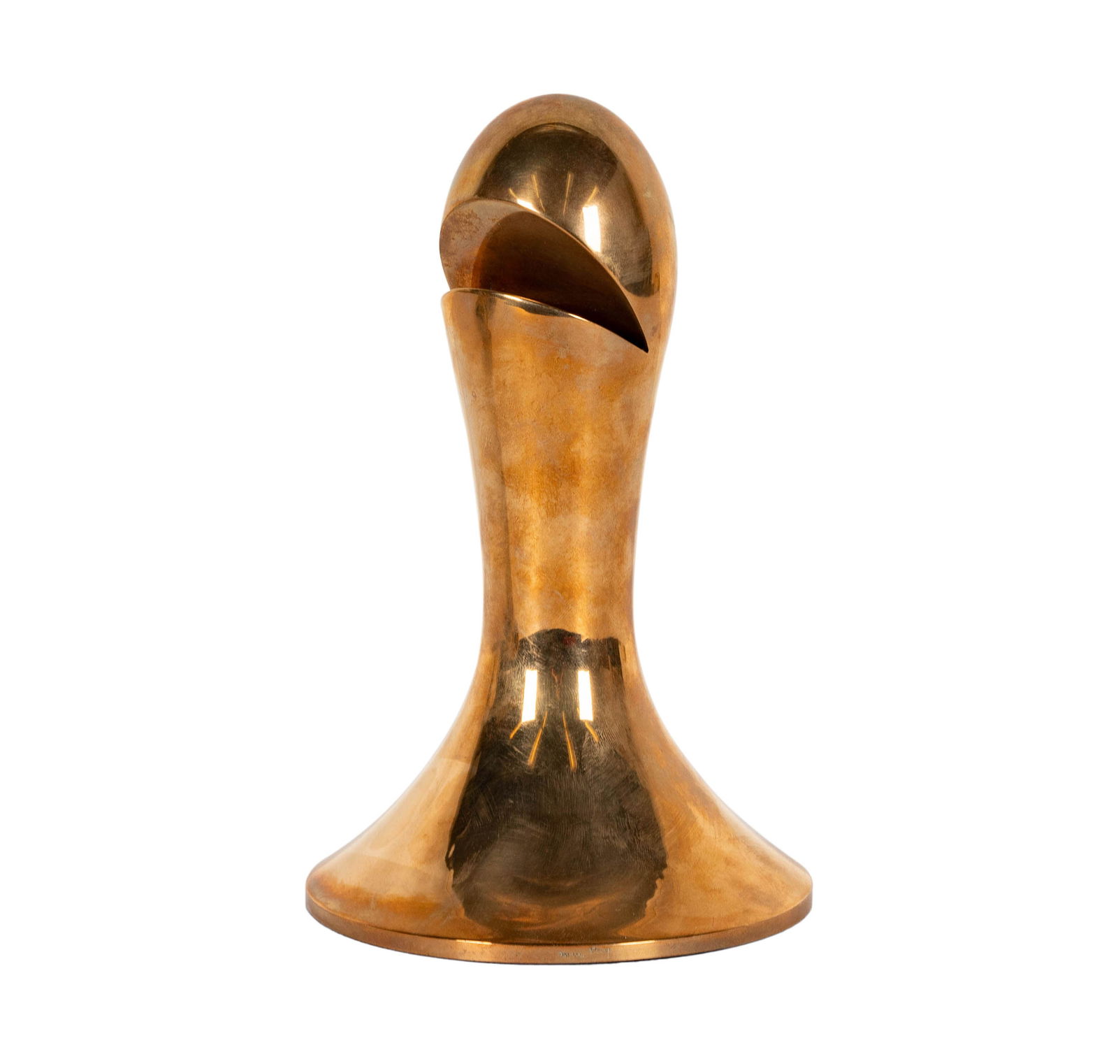 Man Ray, 1890-1976, The Fool (Bishop): gilt bronze ed. 17/350, signed, numbered, and inscribed "Artcurial" in casting 8 1/2 x 5 1/4 in. (21.6 x 13.3 cm.)