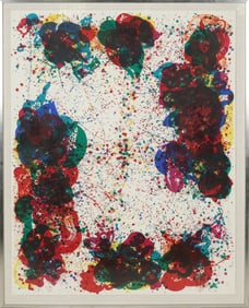 Sam Francis, American 1923-1994, Coral Lyre Nine