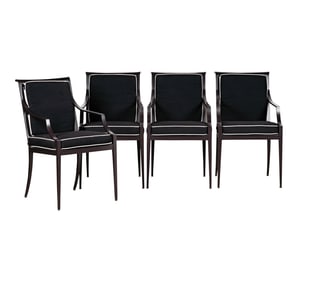 A Set of Four McKinnon and Harris Otey Armchairs