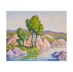 Birger Sandzen, 1871-1954, Wild Horse Creek