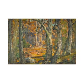 William Wendt, 1865-1946, Southern California Autumn