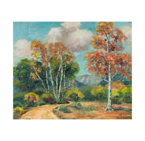 Helen Clark Chandler, 1881-1975, California Autumn Landscape