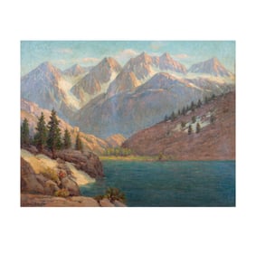 Frederick Carl Smith, 1868-1955, High Sierra Lake