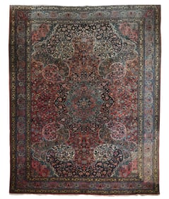 A Kashan Rug 8'10" x 11'2"