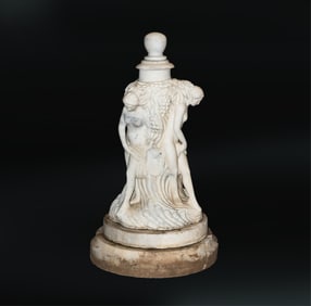 An Antique Italian Carved Marble Sculpture of The Three Graces