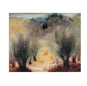 Reuven Rubin, 1893-1974, Road to Safed