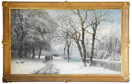 Anders Andersen-Lundby, Danish 1841-1923, Winter Wonderland