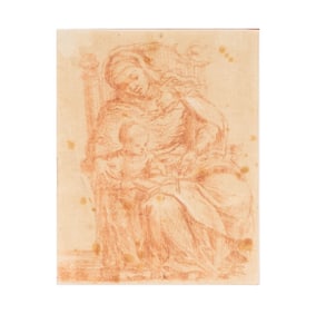 Florentine School, Virgin Reading to Christ Child